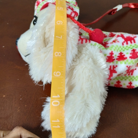 ✓Poochie & Co poodle dog puppy Christmas purse plush bag new without tags - Picture 15 of 15